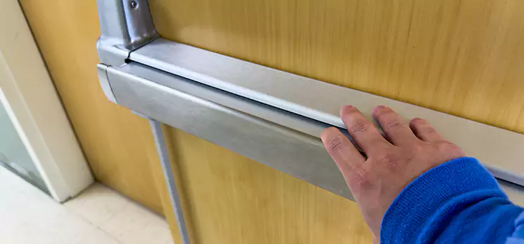 Installing a Push Bar on a Door Ithaca